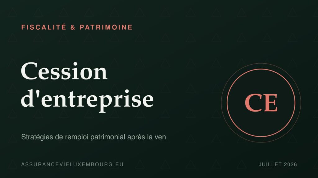 FISCALITÉ & PATRIMOINE : Cession d'entreprise