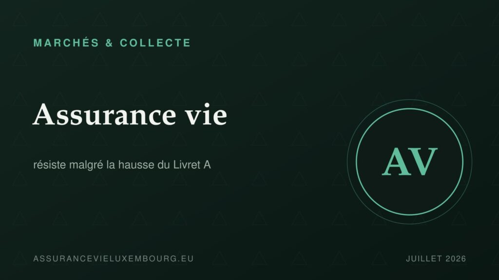 MARCHÉS & COLLECTE : Assurance vie