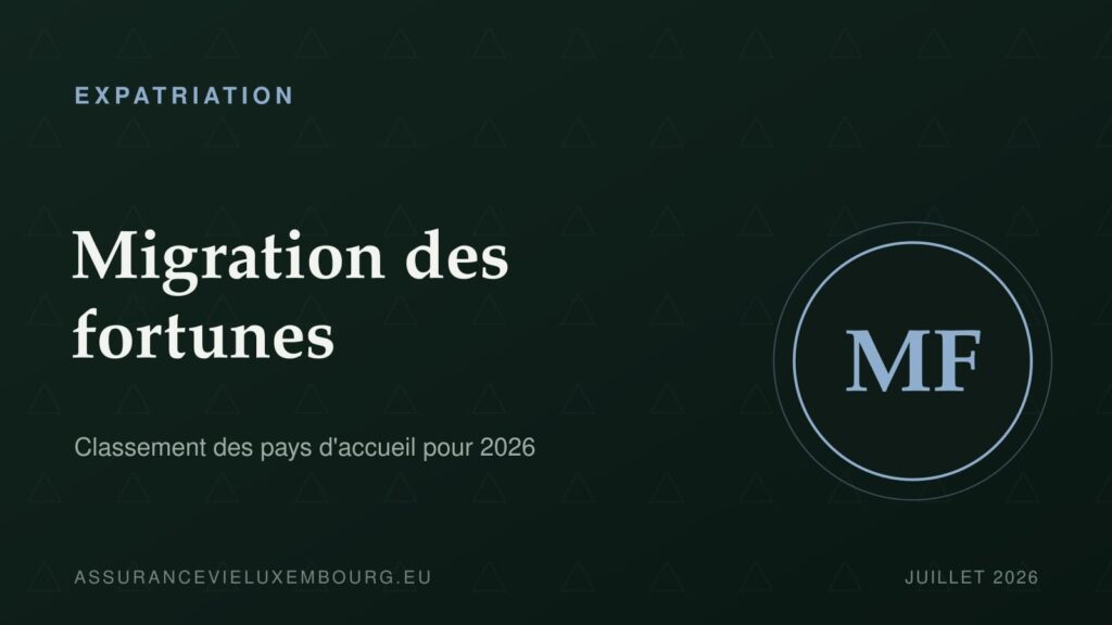 EXPATRIATION : Migration des fortunes