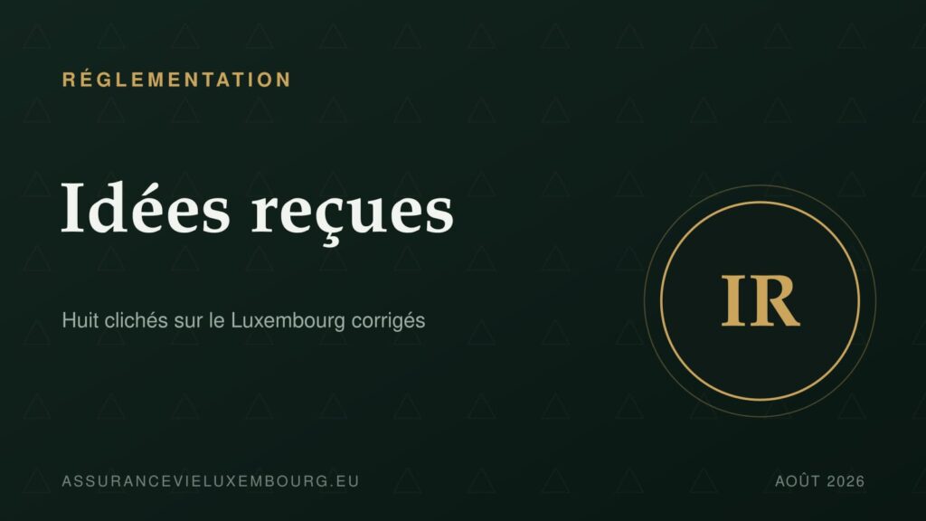 RÉGLEMENTATION : Idées reçues