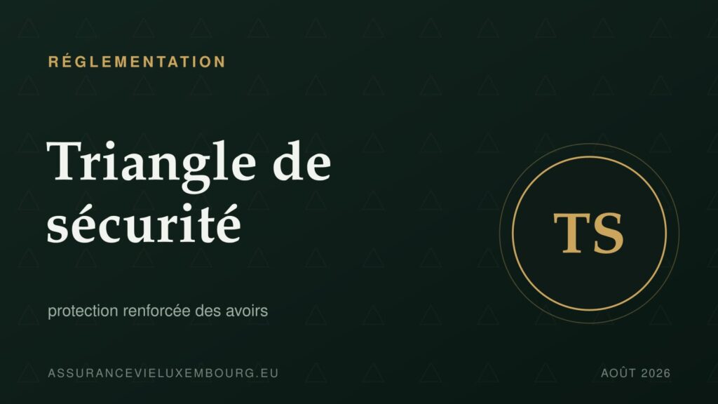 RÉGLEMENTATION : Triangle de sécurité