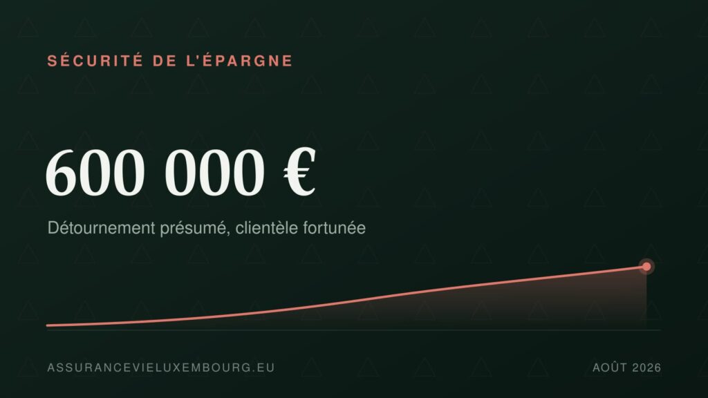 SÉCURITÉ DE L'ÉPARGNE : 600 000 €