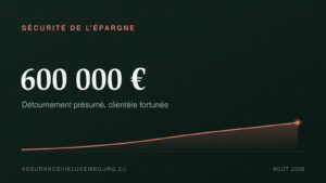 SÉCURITÉ DE L'ÉPARGNE : 600 000 €