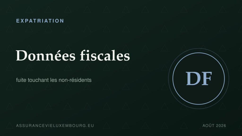 EXPATRIATION : Données fiscales