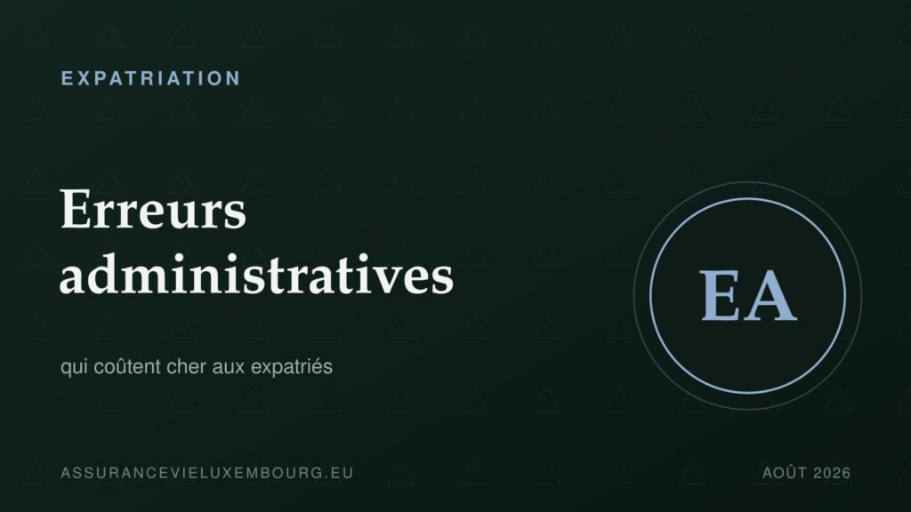EXPATRIATION : Erreurs administratives