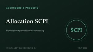 ASSUREURS & PRODUITS : Allocation SCPI