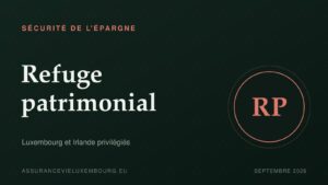 SÉCURITÉ DE L'ÉPARGNE : Refuge patrimonial
