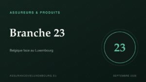 ASSUREURS & PRODUITS : Branche 23