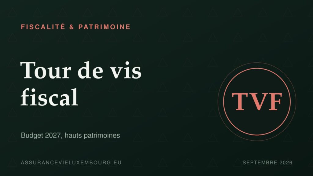 FISCALITÉ & PATRIMOINE : Tour de vis fiscal