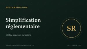 RÉGLEMENTATION : Simplification réglementaire