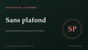SÉCURITÉ DE L'ÉPARGNE : Sans plafond