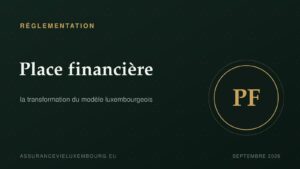 RÉGLEMENTATION : Place financière