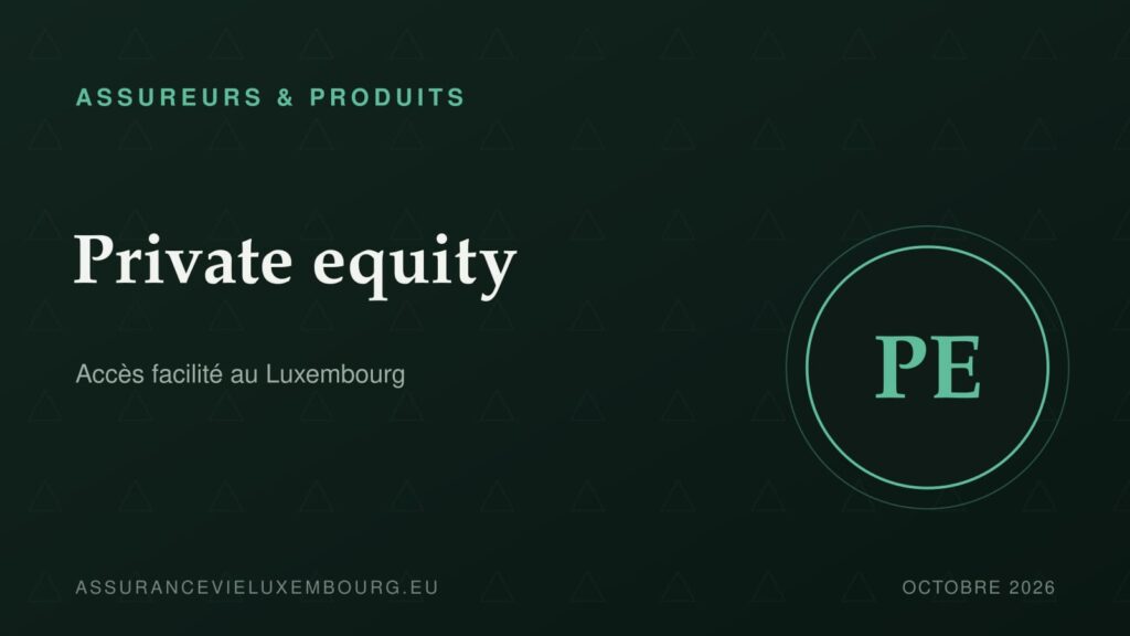 ASSUREURS & PRODUITS : Private equity