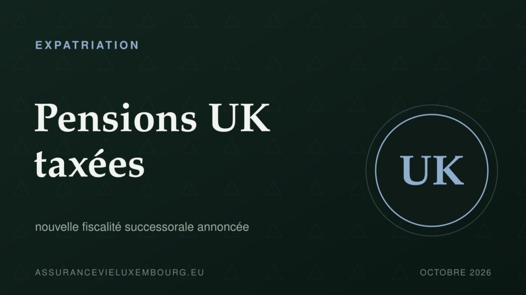 EXPATRIATION : Pensions UK taxées
