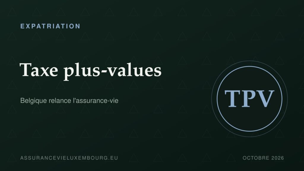 EXPATRIATION : Taxe plus-values